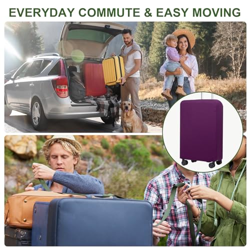 Luggage Cover (Purple / 24-25 inch)