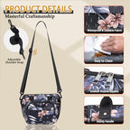 Hibiscus Small Lunch Bag Lightweight Insulated Lunch Box for Women Work Portable Soft Cooler for Picnic Travel Road Trips (Small / S2: Hibiscus)
