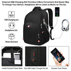 Travel Laptop Backpack (Medium / Black)