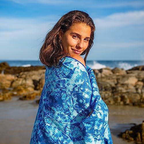 Quick Dry Microfiber Beach Towel (Bluewonder / Extra Large 78x35")