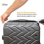 Mechanical Luggage Scale with Tape Measure (Orange)