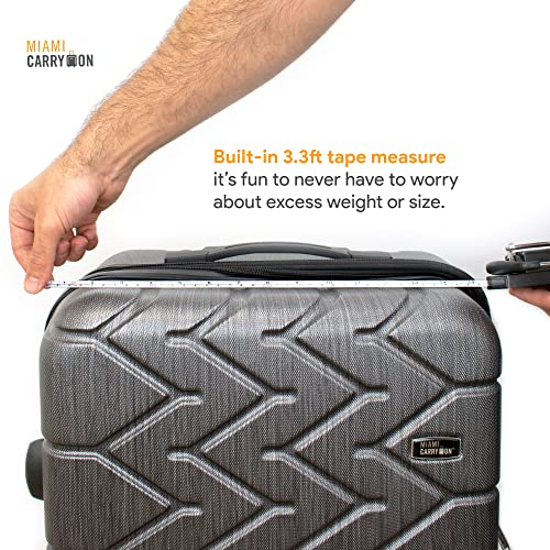 Mechanical Luggage Scale with Tape Measure (Orange)