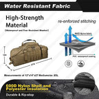 3 In 1 Tactical 85L Military Backpack Travel Duffle Bag for Weekender Gym Workout Deployment (Large (85L) / Tan)