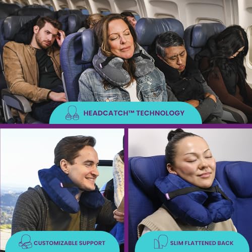 Inflatable Travel Pillow (Midnight)