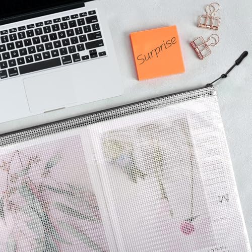 24pcs Mesh Zipper Pouch