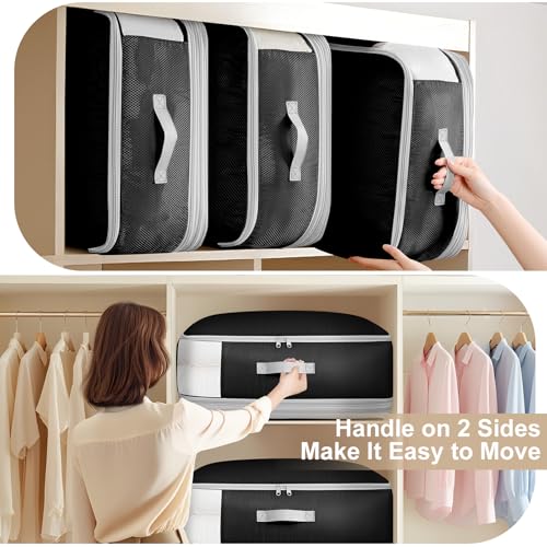 Comforter Storage Bag (Black / 2 Pack)