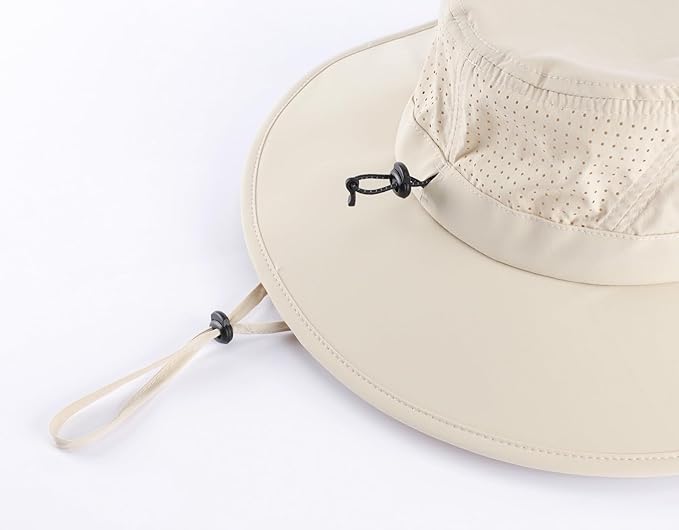 Home Prefer UPF 50+ Sun Hats for Men Women Foldable Wide Brim Fishing Hat Quick - Image 7