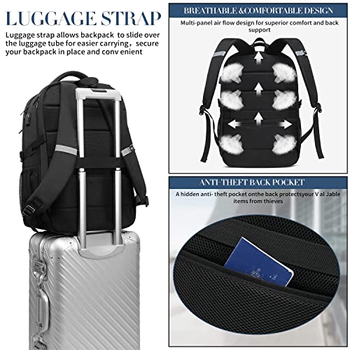 Extra Large Travel Laptop Backpack for Men 55L (18.4 inch / Grey)