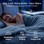 Temperature Regulating Comforter (Light Gray / Ultimate Queen (90"x90"))