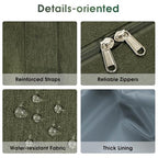 Carry on Duffle Bag Underseat for Airplane (Army Green / Small without laptop compartment)