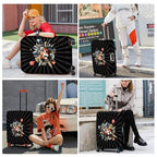 Travel Adventure Luggage Cover (#134 / M(fits 24-26Inch suitcase))