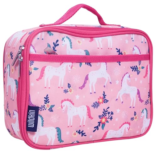 Kids Insulated Lunch Box (9.75 x 7 x 3.25 inches / Magical Unicorns)
