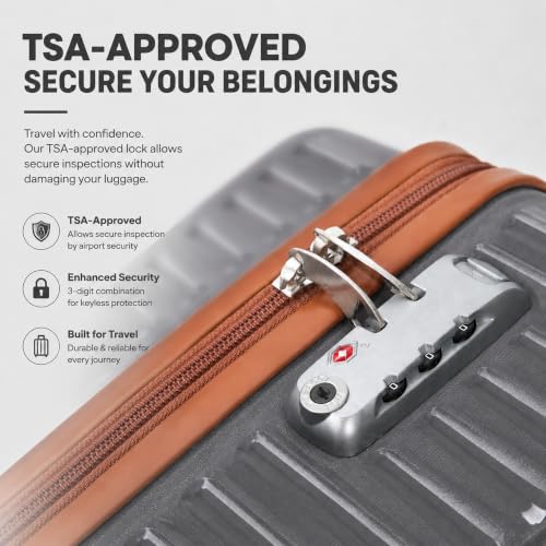 Luggage Sets 5 Piece (Grey / 5 Piece Sets (21/25/29/Db/Tb))