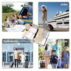 9 set Packing Cubes for Travel (cream 9 set)