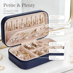 Travel Jewelry Box (Dark Blue)