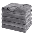 Fleece Blanket Oversized King 120"x120" (Grey / 1 Piece Oversized King(120" X 120"))