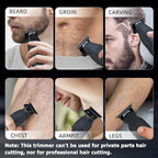 Professional Beard Trimmer for Men (Matte Black)