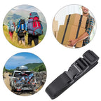 Buckle Straps with Clips (Black / 6’x1")