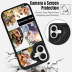 Custom Wallet Phone Case for iPhone 17 (Black-D / iPhone 17)