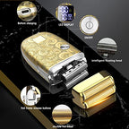 Hair Clippers for Men & Electric Razor Shavers Set (Gold)
