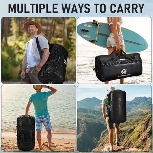 Waterproof Duffel Bag with 500D PVC Fabric (65L)