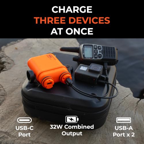 ELECOM NESTOUT Rugged Power Bank (Orange / 15000mAh)