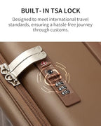 Expandable Top Opening 28 Inch Checked Luggage with Spinner Wheels (Chocolate Brown / 28-Inch Checked-Large)