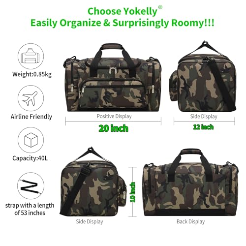 20 inch Sports Duffel Bag (Camo / 20 inch)