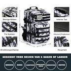Professional Survival Gear Set (White Camouflage)