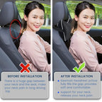 Inflatable Car Neck Pillow for Driving (Black / Medium)