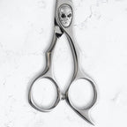 Saki Tachi Skull Screw Barber Shears/Scissors - 6 Inch Professional Barber Hair Scissors for Men - Japanese Steel