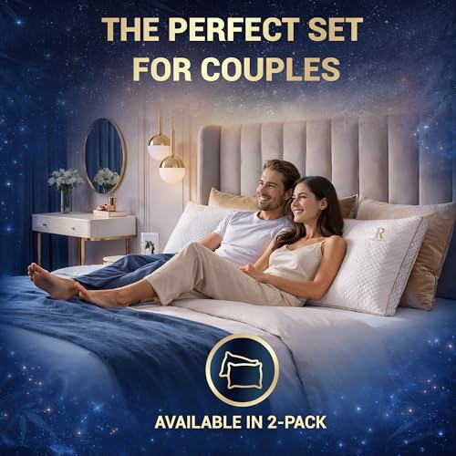 2 Pack King Memory Foam Pillow (King (Pack of 2))