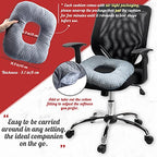 Donut Pillow for Tailbone Pain (Sky Blue)