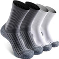 Cushioned Compression Unisex Mid (Small / Gray/White (2 Pairs of Each Color))