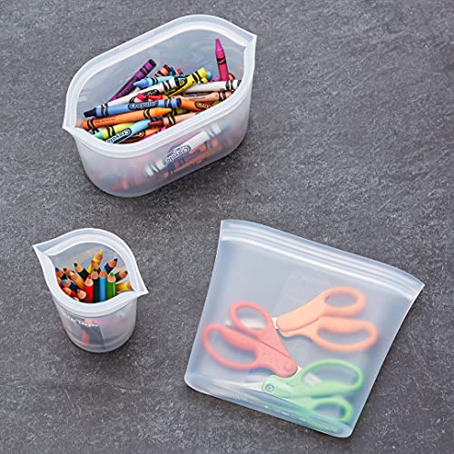 Reusable Food Storage Bags (Gray / Sandwich Bag)