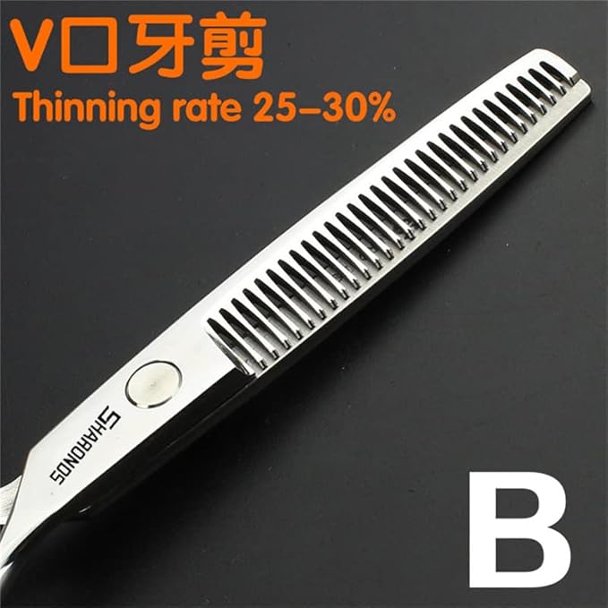 6/6.5-inch Professional Hair Clippers, Hairdressers, efficient Hair Clippers (6 inch-2pc-A)