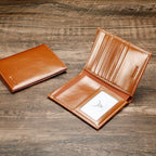 Leather Passport Holder for Travel (Antiqued Brown)