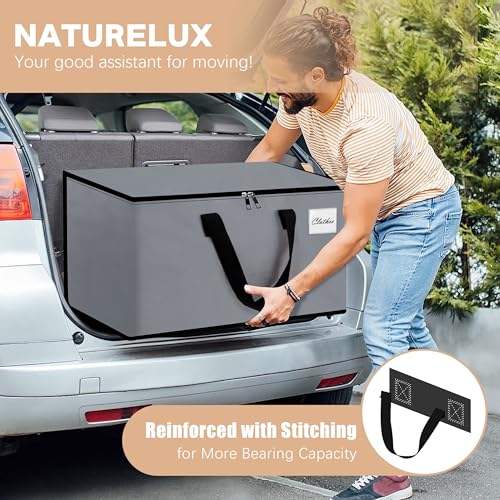 Heavy Duty Moving Bags (Grey / 93 L - 6 pcs - Regular)