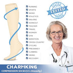Compression Socks for Women & Men Circulation (Small-Medium / 38 Black/Yellow/Pink)