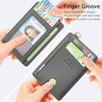 Slim Minimalist Wallet RFID Credit Card Holder for Men (small / Dimgray)