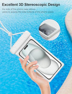 Waterproof Phone Pouch (2 Pack - Duke Green & White7.0")