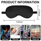2Pack Silk Sleep Mask (Black)