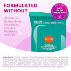 Acidified Deodorant Wipes (15 Count (Pack of 3))