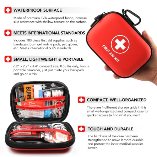 Mini First Aid Kit (Red)