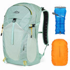 Hiking Hydration Backpack with 2L (Green-3L Water Bladder)