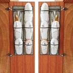 2 Packs Over The Door Hanging Closet Shoes Holder Organizer Shoe Storage Shoe Rack with 6 Pockets