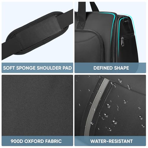 Garment Bags for Travel (Pure Black)