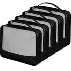 Packing Cubes for Suitcase Large Organizer Bags (Black / Large)