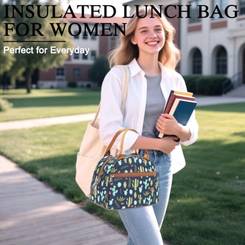 Insulated Lunch Cooler Bag (Cactus)