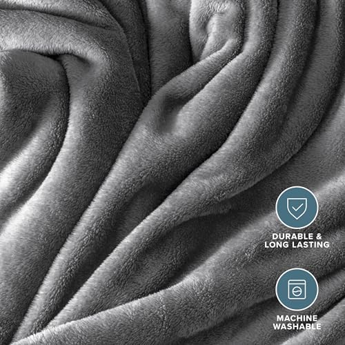 Fleece Blanket Luxury Microplush (Kid / 02 - Grey)